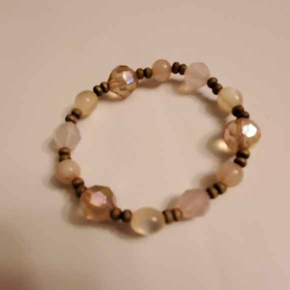 Set of 4 Beaded Stretch Bracelets - Picture 3 of 4